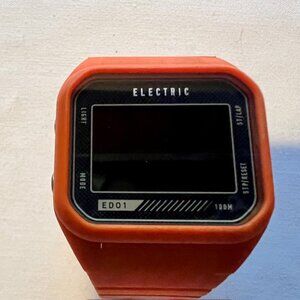 Electric California ED01 Unisex Digital Sport Watch – 40mm Polycarbonate Orange